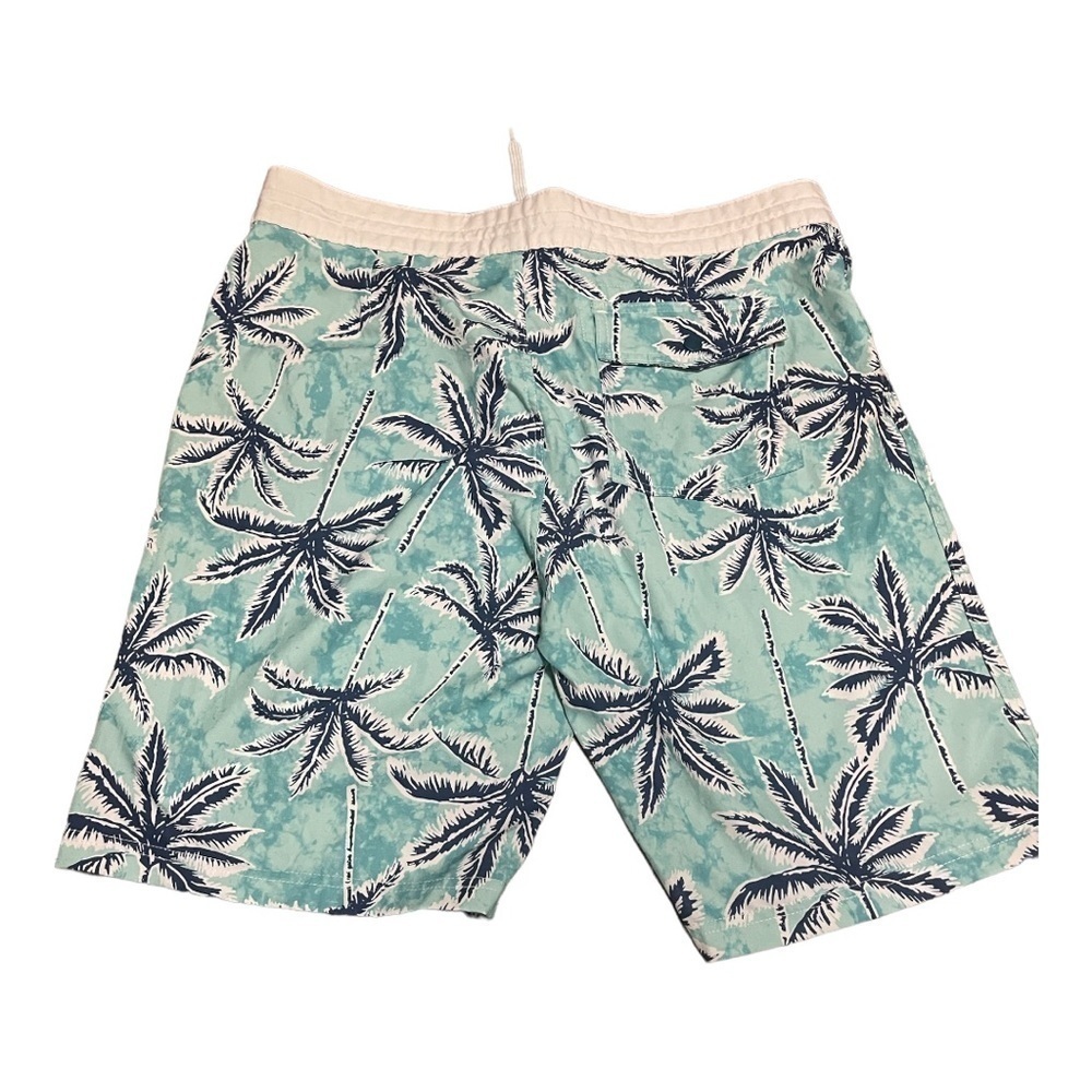 𝅺OLD NAVY CALIFORNIA MENS PALM TREE DESIGN SWIM TRUNKS SIZE LARGE - Picture 4 of 4